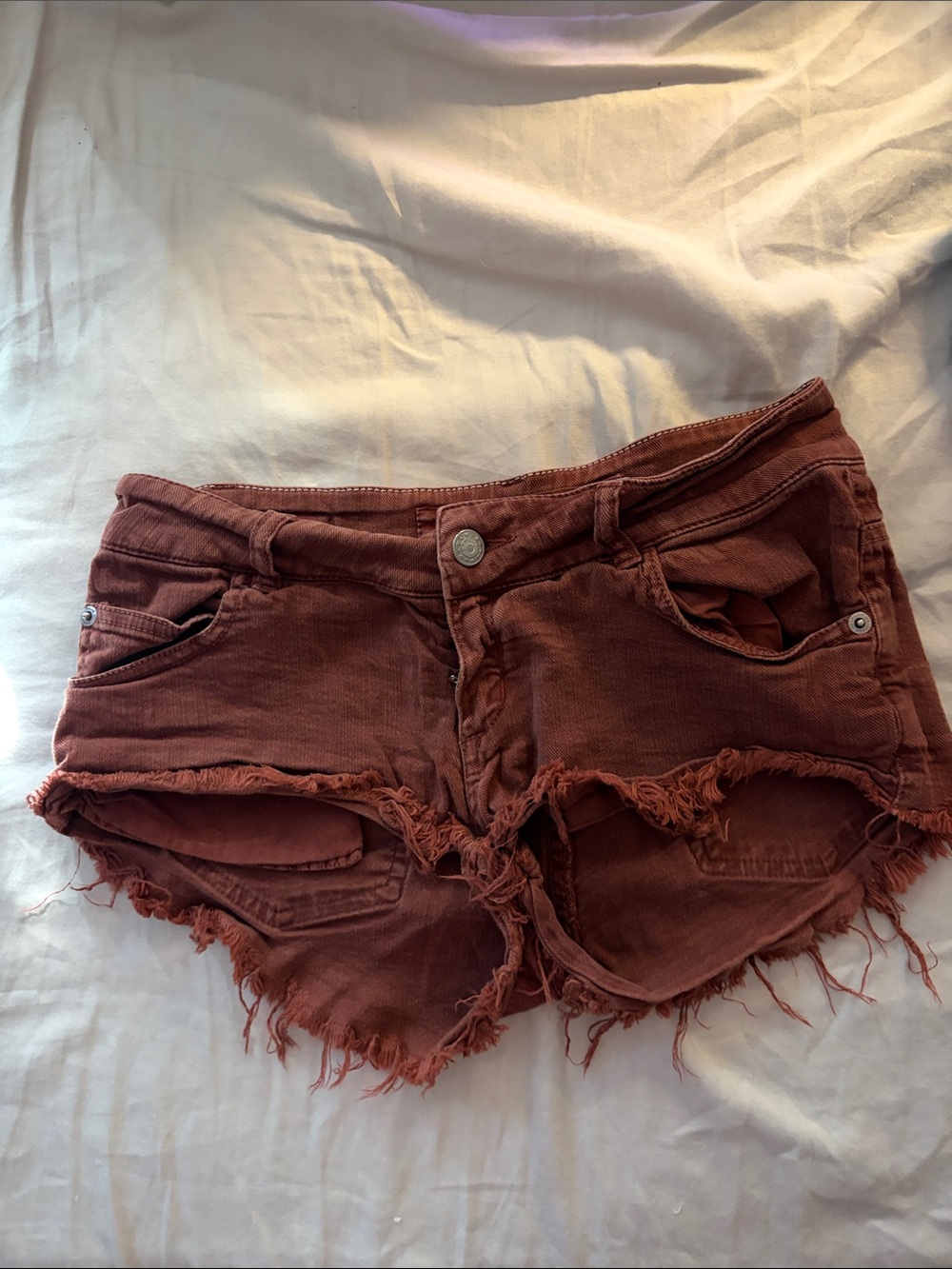 Distressed brandy Melville short shorts